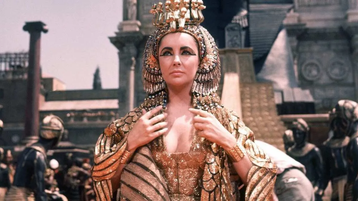 Elizabeth Taylor as Cleopatra in 1963's Cleopatra.